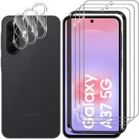 MSM Protech Displayschutzglas 3X Schutzglas (Display + Kamera) für Samsung Galaxy A37 5G Panzerfolie