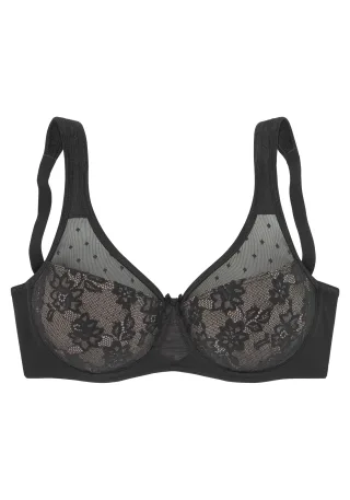 LASCANA - NUANCE Minimizer black-nougat - Gr. - 95D