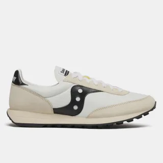 Saucony - "80" Sneaker für Herren/Damen Unisex, Wildleder (Weiß/Schwarz)