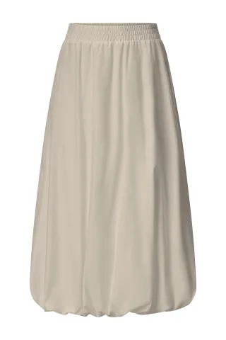 Rich & Royal - Balloon Cotton Skirt caffee latte - Gr. - 38