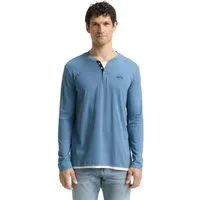TOM TAILOR Langarmshirt mit Logo Print