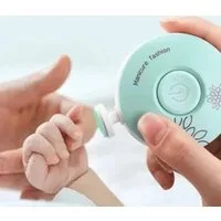Montegoni Nagelknipser-Set Baby-Nagelschleifer, Elektrische Nagelfeile mit 6 Schleif kopf Ersatz, Pediküreset Elektrisch für Säuglinge,Kleinkinde und Erwachsene