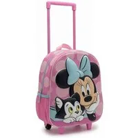 Disney Minnie Mouse Rucksack Kinder Trolley 3D Rollrucksack Kita Reise (1-tlg)
