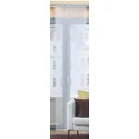 HOME WOHNIDEEN Schiebegardine CROCKETT (1 St), Klettband, transparent, Voile, HxB: 245x60