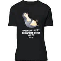 Mr. & Mrs. Panda T-Shirt Pinguin Lachen, Größe XL T-Shirt, Schwarz, Funny, Lol, Fröhlich, Ping (Packung) Geschenk Lachen Haha