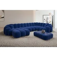 Sofa Dreams Sofa Rajada U Form Stoff