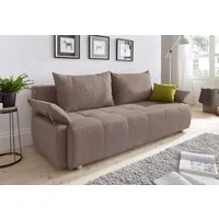 COLLECTION AB Schlafsofa Funtastic, B: 212 cm, Liegel. 145x187 cm, Bettfunktion, Bettkasten, Armteilverstellung & 1 Zierkissen, Federkern