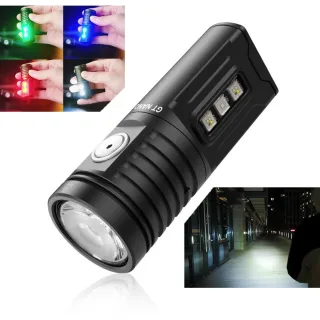 Lumintop GT NANO V5.0 1400LM EDC LED Flashlight with RGB UV Sidelight Come With 2pcs 10280 Battery USB TYPE-C Rechargeab