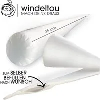 windeltou - MACH DEINS DRAUS Schultüte Schultütenkissen ungefüllt für eigene Füllmaterial, Made in Germany, Hautfreundlich, Waschbar