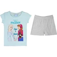Disney Frozen Pyjama FROZEN Eiskönigin Shorty Pyjama Mädchen Schlafanzug 4 6 8 10 Jahre