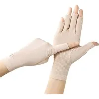 nsihing Fahrradhandschuhe Sommerhandschuhe für Damen, UV-Schutz, Halbfinger