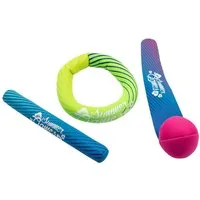 XTREM toys & sports Tauchset SUMMER GAMES Neopren Tauch-Set, 3teilig, Wasserring, Tauchstab & Ball mir Schweif