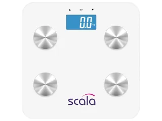 SCALA Personenwaage SC 4280, digital, Körperfett, 180 kg, weiß
