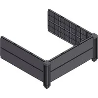 KHW Hochbeet Demeter Erweiterungsset, BxTxH: 82x82x31 cm