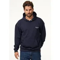 SOULSTAR Hoodie S2ANSAN Herren Oversize Kapuzenpullover mit Button Pullover Sweater