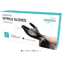 EUROPAPA Nitril-Handschuhe 500x Nitrilhandschuhe Einweghandschuhe (latexfrei, puderfrei) puderfrei, latexfrei