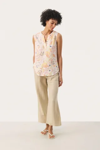 Ärmellose Bluse Relaxed fit Multi Paisley Print multicolour