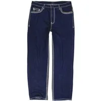 Lavecchia Comfort-fit-Jeans Lavecchia Herren Comfort Fit Jeans LV-503 (Darkblue, 42/32) Stretch mit Elasthan & dicker Naht