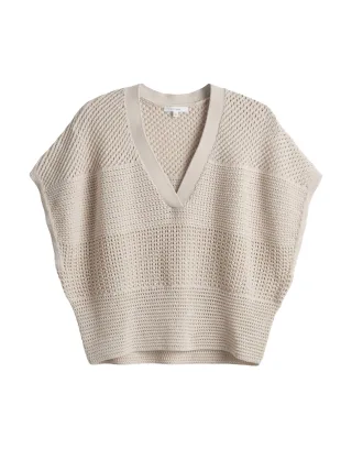 Opus - Loose Strickshirt - Pekina beige - Gr. - M