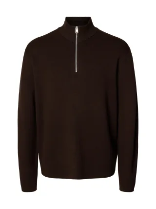 selected men - SLMTELLER FN HALF ZIP NOOS - Gr. - L