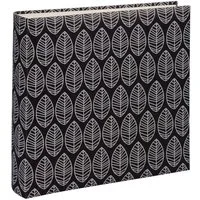 Hama Fotoalbum Jumbo Album "La Fleur", 30x30 cm, 100 weiße Seiten, Schwarz