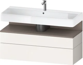 Duravit Qatego Waschtischunterbau wandhängend Weiß Supermatt 1190x470x590 mm - QA4396043840010 QA4396043840010