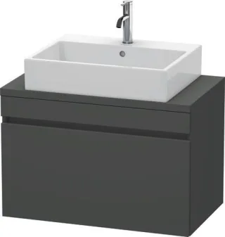Duravit DuraStyle Konsolenwaschtischunterbau wandhängend Graphit Matt 800x478x512 mm - DS530204949 DS530204949