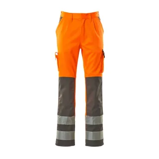 MASCOT Olinda Hose mit Knietaschen SAFE COMPETE Hi-vis Orange / Anthrazit 64 - 07179-860-14888-76C64