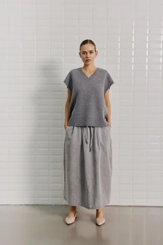 WITHBLACK - Pullover Weiblich Grau - Gr. - S