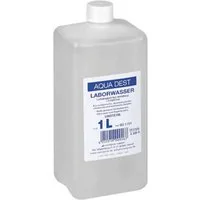 DocMed Destilliertes Wasser Aqua Dest-Laborwasser, Spar-Set, Vielseitig zu gebrauchen, besonders rein