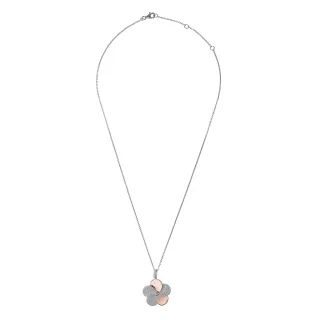 Orphelia 'Fioni' Damen-Kette mit Anhänger aus 925er Sterlingsilber, Silber/Rosé, ZH-7452