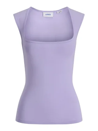 JJXX - JXISABELLA GIGI STR SL TOP JRS NOOS Purple Rose - Gr. - XS