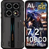 OUKITEL WP60 5G Outdoor Smartphone (18,28 cm/7.2 Zoll, 512 GB Speicherplatz, 108 MP Kamera, 36GB+512GB, IP68 Baustellenhandy, 10000mAh, NFC, OTG, GPS)