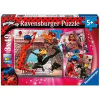 Ravensburger Puzzle Ravensburger Kinderpuzzle 05189 - Unsere Helden Ladybug und Cat..., 49 Puzzleteile