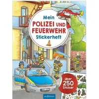 Mein Polizei- und Feuerwehr-Stickerheft / diverse, Über 250 Sticker