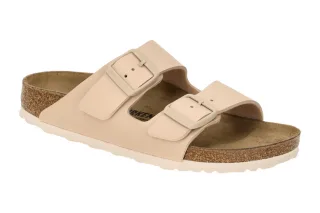Birkenstock Damen Pantoletten ARIZONA BS 1027723 Beige Synthetik Lederfu?bett