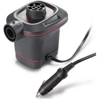 Intex Luftpumpe elektrisch 12V mit 3 Verbindungs-Düsen Pumpleistung 650 l/Min 66636