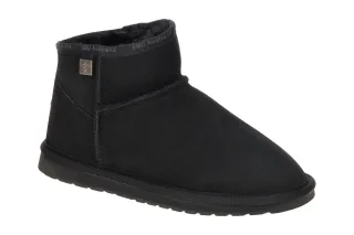 EMU WP11875 BLAK Damen Winterstiefeletten Schwarz Echtleder Lammfell Flexibel