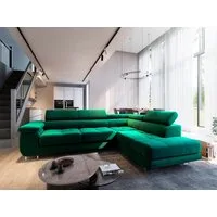 Masseno Ecksofa SELVA mit Schlaffunktion L-Form, Sofa mit Bettkasten