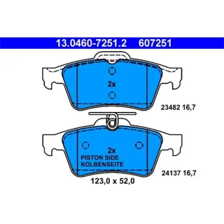 ATE Bremsbel?ge hinten Renault Laguna 3
