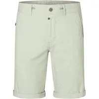 TIMEZONE Chinoshorts Lässiger Schnitt Kordelzug Elastische Taille für Herren Baumwolle Regular Fit unifarben atmungsaktiv Reißverschluss