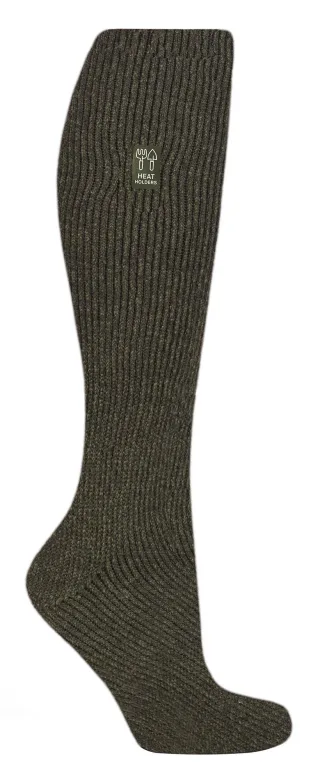 Herren lange Gartenarbeit Socken | Wärmehalter | Thermische & atmungsaktive Outdoor-Kniestrümpfe - Waldgrün