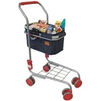 Tanner Kaufladensortiment 10237 Einkaufswagen mit Jeanskorb und 40 Miniaturen