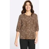 Sieh an! Klassische Bluse 3/4-Arm-Bluse 3/4-Arm