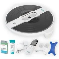 Genius EMS-Fußmassage-Gerät Feelvita Acticur Aktiv-Set Durchblutungsstimulator inkl. SuperFit, (12-tlg Set), Praktisches Schwenkelement -- FlexShifter