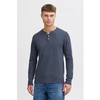 !Solid Rundhalsshirt SDVolko Klassisches Longsleeve mit Knopfleiste