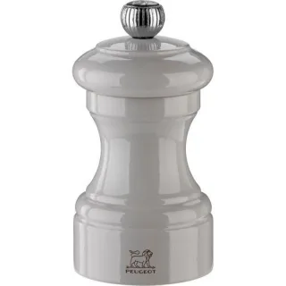 Peugeot Bistro Pfeffermühle 10 cm Perlgrau lackiertes Holz