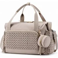 ibettertec Wickeltasche geräumige Reise-Wickeltasche, Wickeltasche, (Kliniktasche für die Geburt, Babytasche mit Schnulleretui)