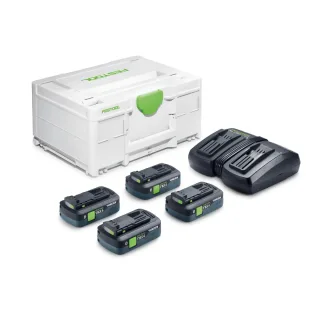 Festool Energie-Set SYS 18V 4xTBX4/TCL6DUO - 578823
