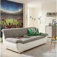 DOMO collection 3-Sitzer SPLASH Breite 232 cm, moderne Sitz- und Rückensteppung, komfortabel, flache Armlehnen zum Entspannen